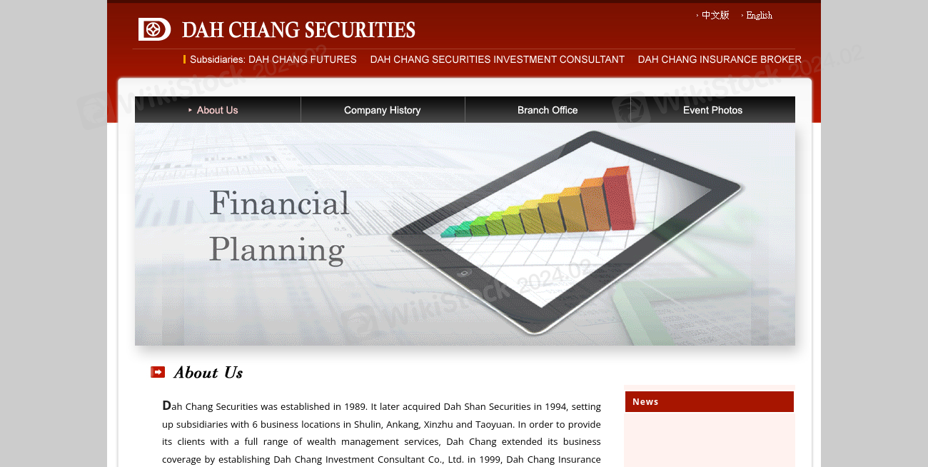 DAH CHANG SECURITIES