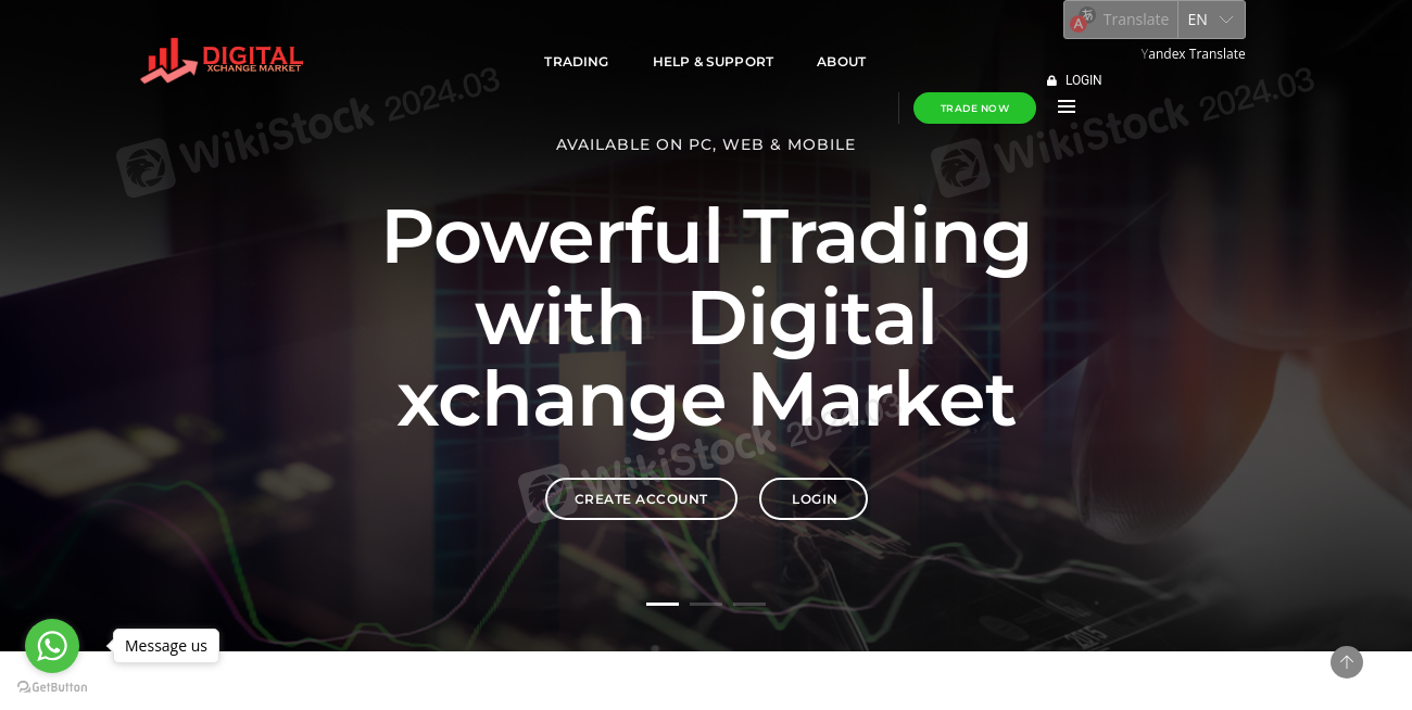 DIGITAL XCHANGE MARKET