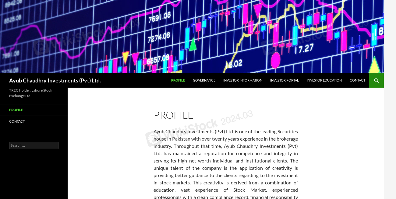 Ayub Chaudhry Investments (Pvt) Ltd